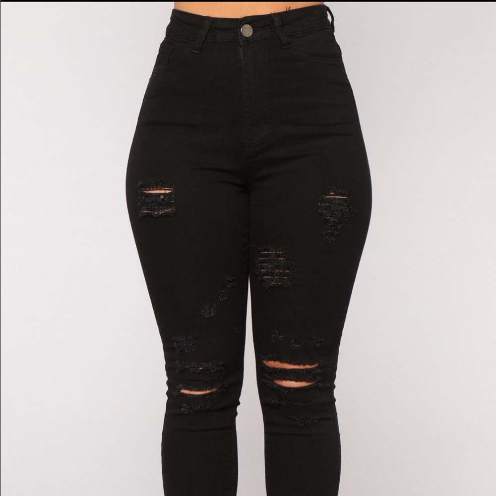 Black Ripped Jeans